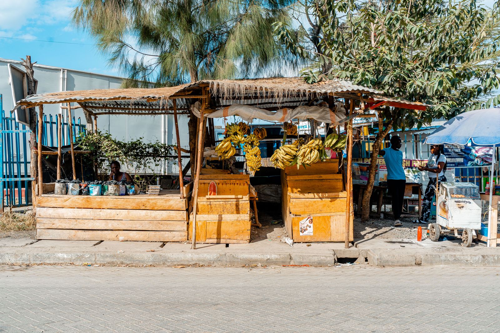 A busy market scene representing a broader business platform